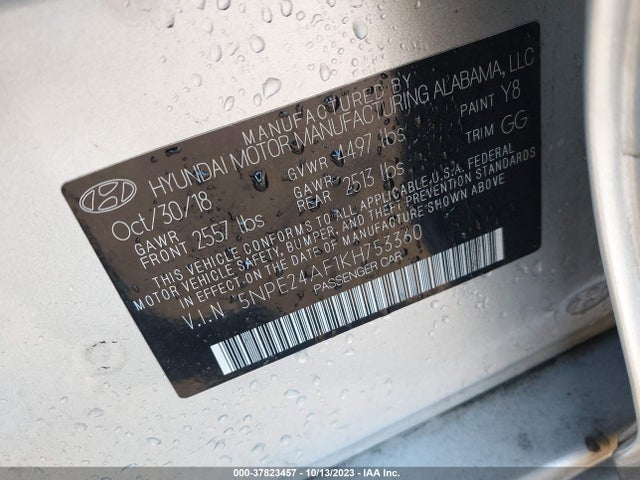 Hyundai SONATA SE 2019 5NPE24AF1KH753360 Image 25