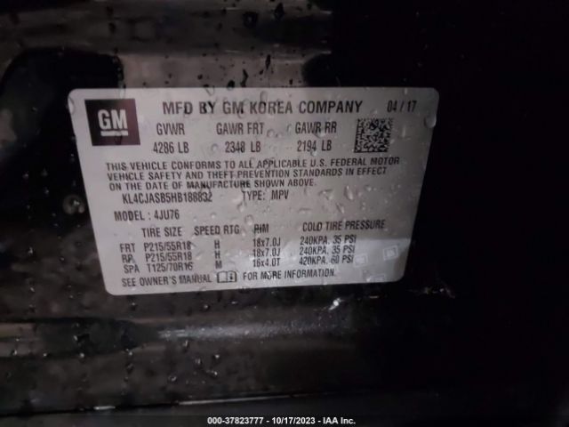 KL4CJASB5HB188832 Buick Encore Preferred