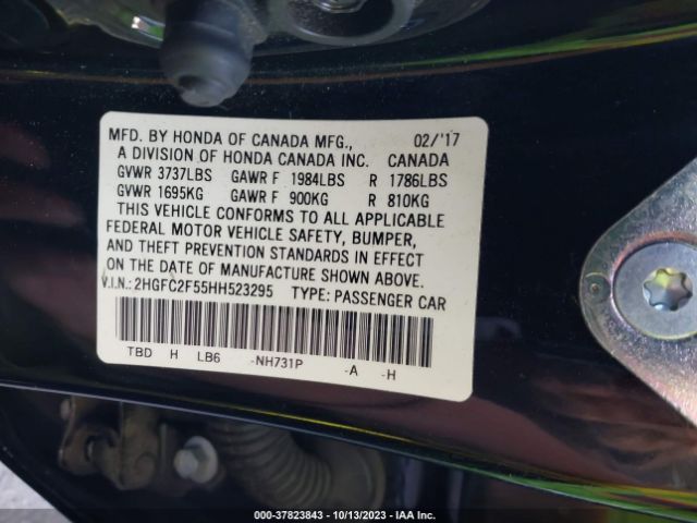 2HGFC2F55HH523295 Honda Civic Lx