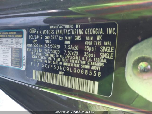 5XYP5DHC9LG068558 KIA Telluride Sx