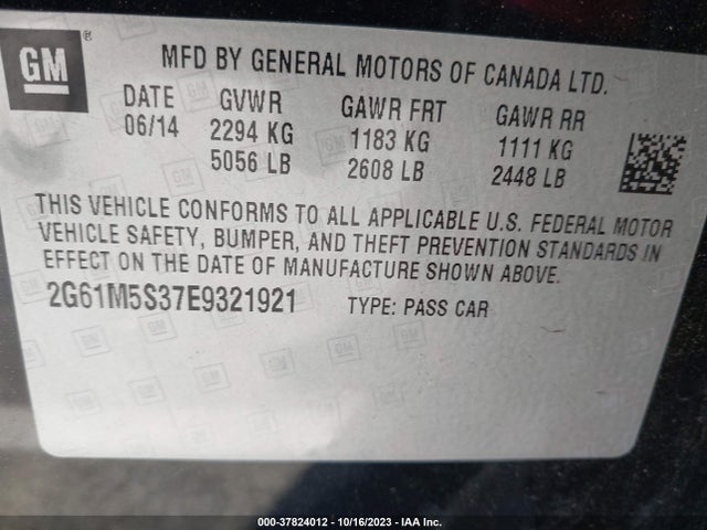 Cadillac XTS LUXURY 2014 2G61M5S37E9321921 Image 9
