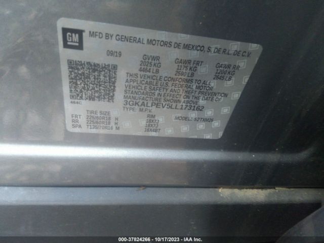 3GKALPEV5LL173162 GMC Terrain Slt