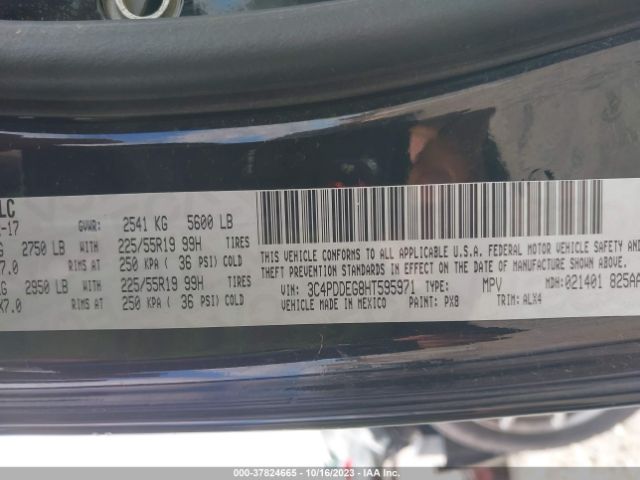 3C4PDDEG8HT595971 Dodge JOURNEY GT