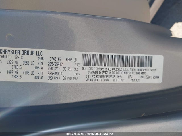 2C4RC1BG9ER257038 Chrysler Town & Country Touring