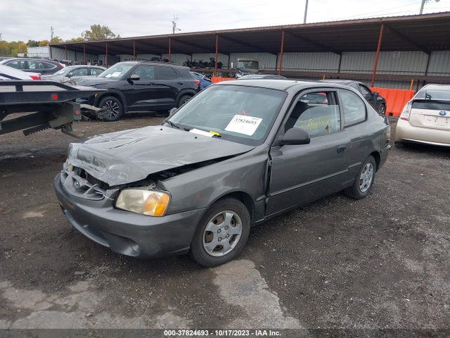 2002 HYUNDAI ACCENT GS VIN: KMHCG35C22U219837