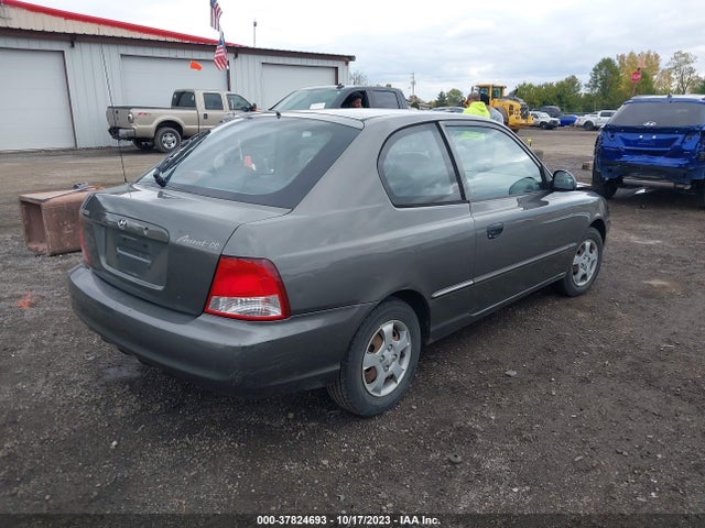 2002 HYUNDAI ACCENT GS VIN: KMHCG35C22U219837
