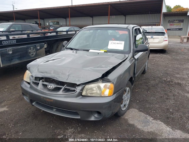 2002 HYUNDAI ACCENT GS VIN: KMHCG35C22U219837
