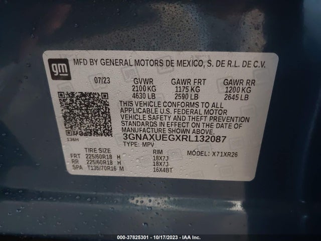 Chevrolet EQUINOX LT 2024 3GNAXUEGXRL132087 Image 9