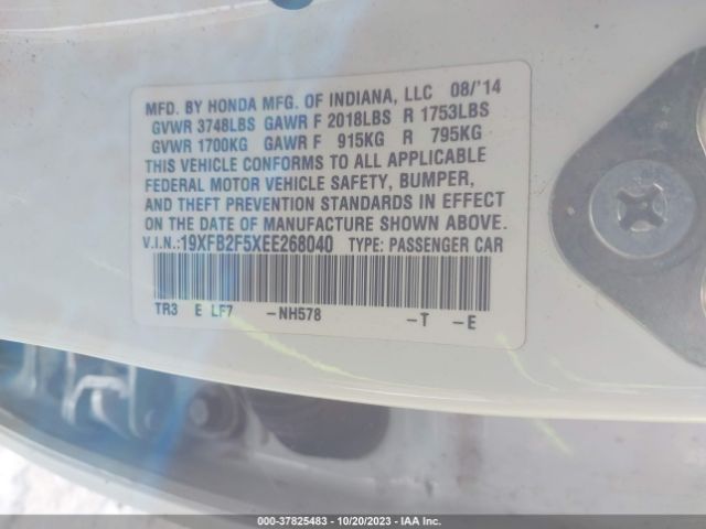 19XFB2F5XEE268040 Honda Civic Sedan Lx