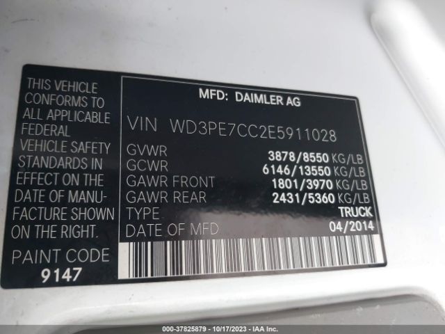 WD3PE7CC2E5911028 Mercedes-Benz SPRINTER CARGO VANS
