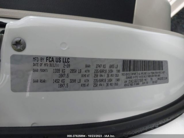 2020 CHRYSLER PACIFICA 2C4RC1GG6LR176505 Photo 8