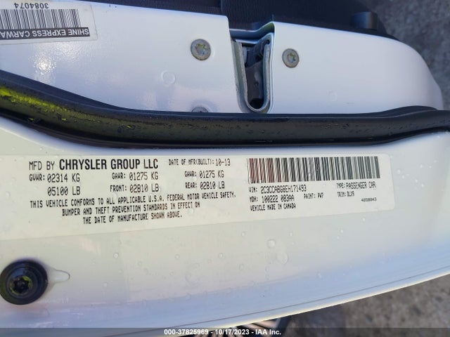 2014 CHRYSLER 300 S VIN: 2C3CCABG8EH171493