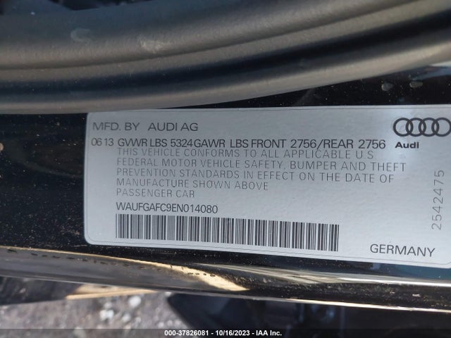 WAUFGAFC9EN014080 Audi A6 3.0t Premium Plus