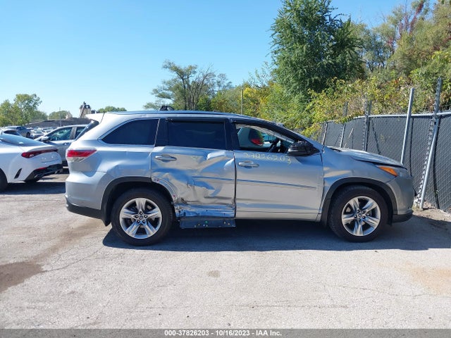 2016 TOYOTA HIGHLANDER LIMITED V6 VIN: 5TDDKRFH6GS242005