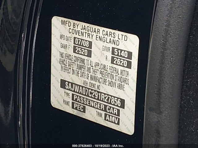 2009 JAGUAR XF SAJWA07C291R27856 Photo 8