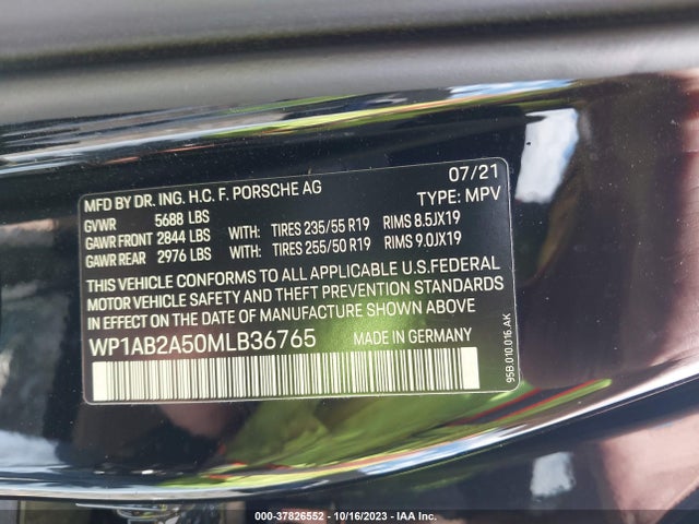 2021 PORSCHE MACAN WP1AB2A50MLB36765 Photo 8