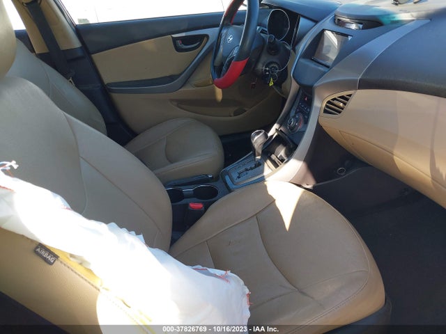 2013 HYUNDAI ELANTRA LIMITED PZEV VIN: 5NPDH4AE4DH271924