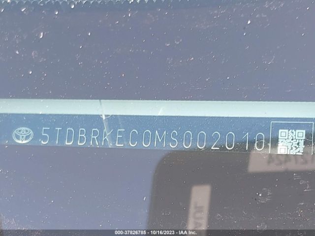 2021 TOYOTA SIENNA 5TDBRKEC0MS002010 Photo 8