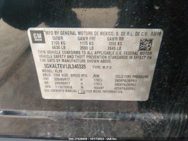 2018 GMC TERRAIN 3GKALTEV1JL346326 Photo 8