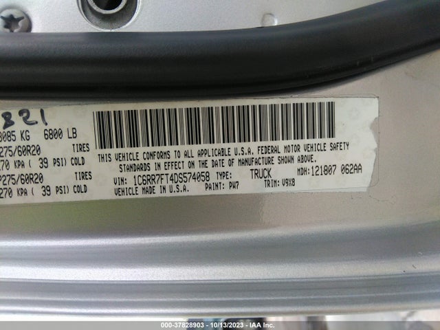 1C6RR6LT7KS548985 RAM 1500 Classic Big Horn