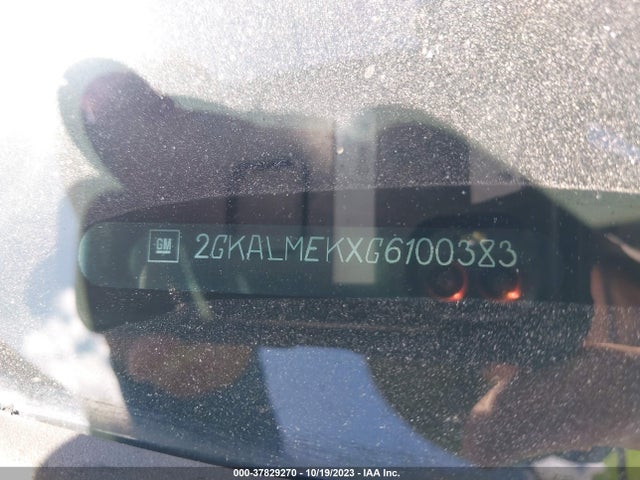 2016 GMC TERRAIN SLE-1 VIN: 2GKALMEKXG6100383