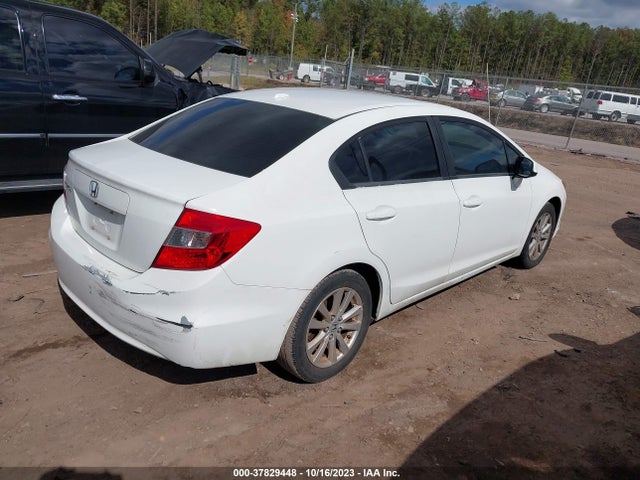 2012 HONDA CIVIC SDN EX VIN: 19XFB2F84CE337621