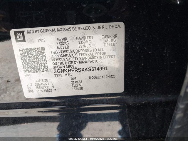 Chevrolet Blazer Premier 2019 3GNKBFRSXKS574991 Image 9