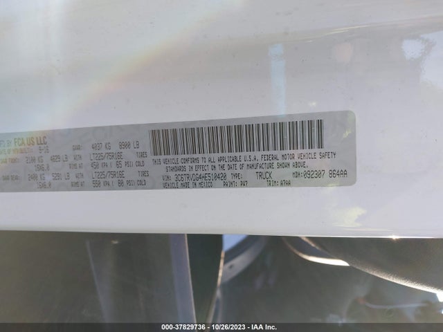 RAM Promaster Cargo Van 2017 3C6TRVDG4HE510420 Image 9
