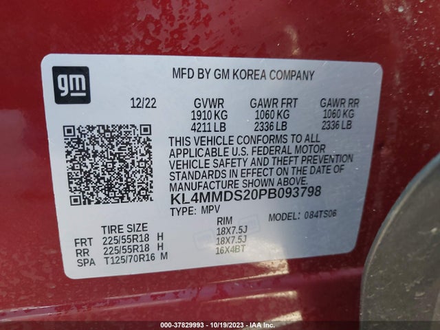 Buick Encore Gx Select Fwd 2023 KL4MMDS20PB093798 Image 9