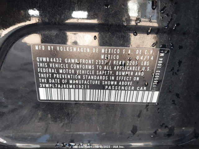 3VWPL7AJ6EM619211 Volkswagen Jetta Sportwagen Tdi
