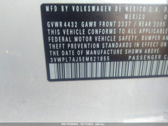 3VWPL7AJ5EM621855 Volkswagen Jetta Sportwagen Tdi