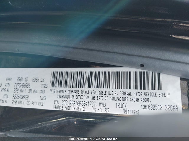 RAM 1500 Express 2015 3C6JR7AT0FG641737 Image 9