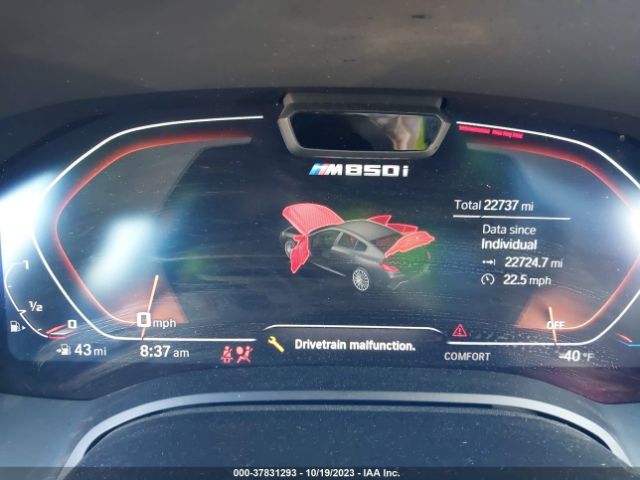 WBAGV8C02NCK08667 BMW M850i Gtan Coupe Xdrive