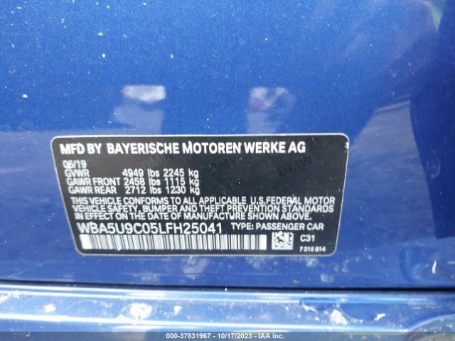 WBA5U9C05LFH25041 BMW 3 Series M340i Xdrive