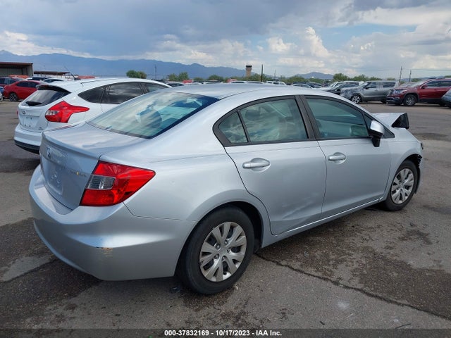 2012 HONDA CIVIC SDN LX VIN: 2HGFB2F53CH606364