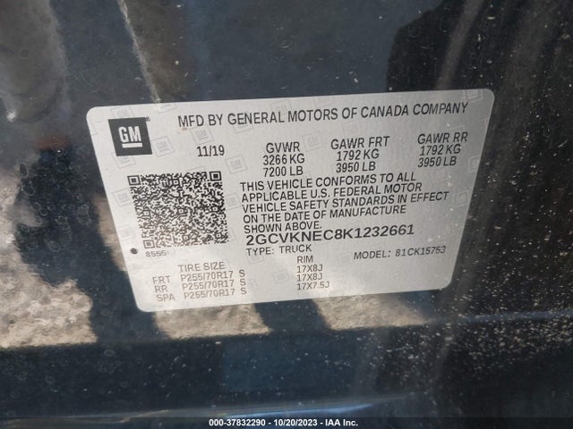 Chevrolet Silverado 1500 Ld Wt 2019 2GCVKNEC8K1232661 Image 9