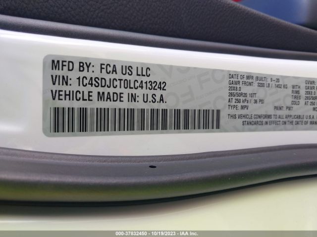 2020 DODGE DURANGO 1C4SDJCT0LC413242 Photo 8