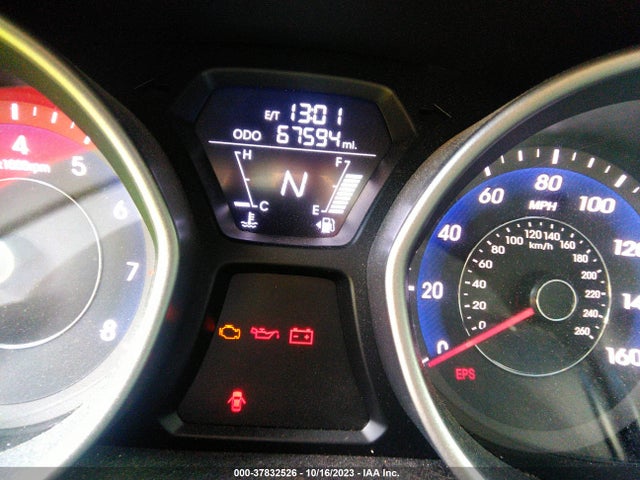 2013 HYUNDAI ELANTRA LIMITED PZEV VIN: 5NPDH4AE0DH247815