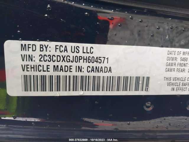 Dodge Charger Scat Pack 2023 2C3CDXGJ0PH604571 Image 9