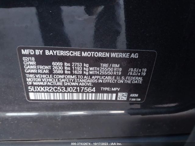 5UXKR2C53J0Z17564 BMW X5 Sdrive35i