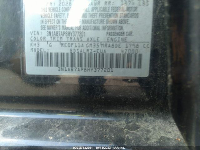 3N1AB7AP8HY377201 Nissan SENTRA SR