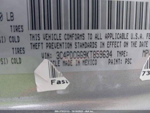 3C4PDCGG9KT859634 Dodge Journey Crossroad