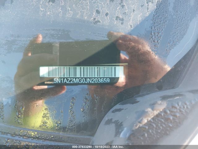 5N1AZ2MG0JN203659 Nissan Murano Platinum