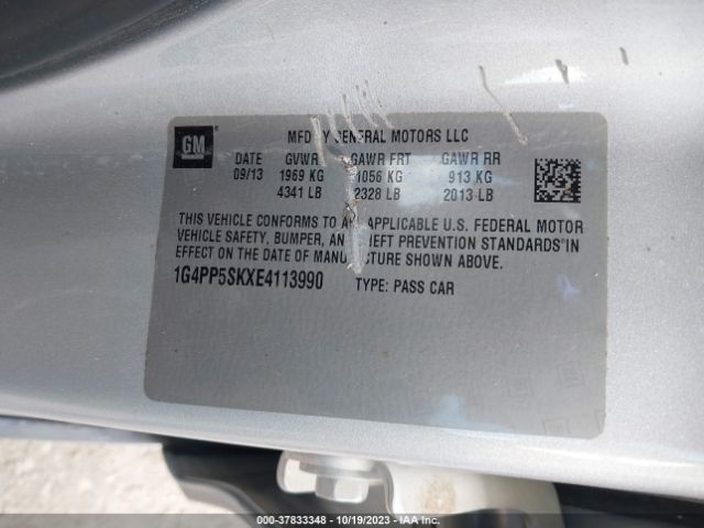 1G4PP5SKXE4113990 Buick Verano