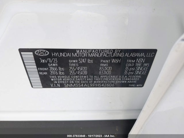 Hyundai Santa Fe Calligraphy 2023 5NMS54AL9PH542606 Image 9