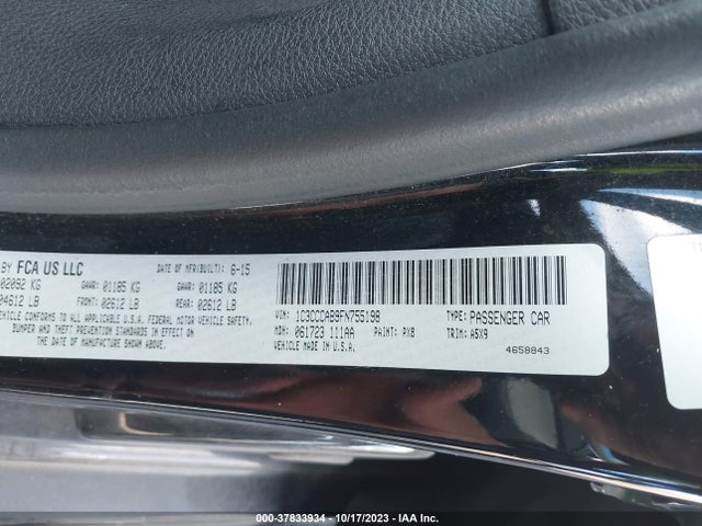 1C3CCCAB9FN755198 Chrysler 200 Limited
