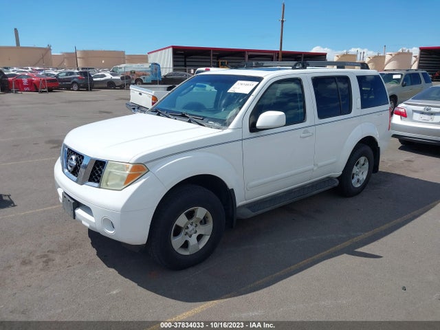 2005 NISSAN PATHFINDER SE VIN: 5N1AR18U05C722660