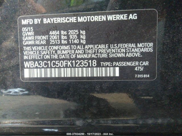 WBA3C1C50FK123518 BMW 3 Series 328i