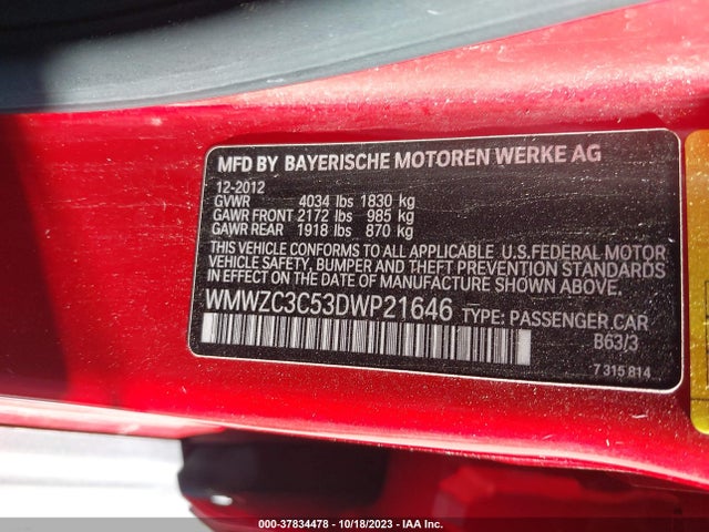 2013 MINI COOPER COUNTRYMAN WMWZC3C53DWP21646 Photo 8