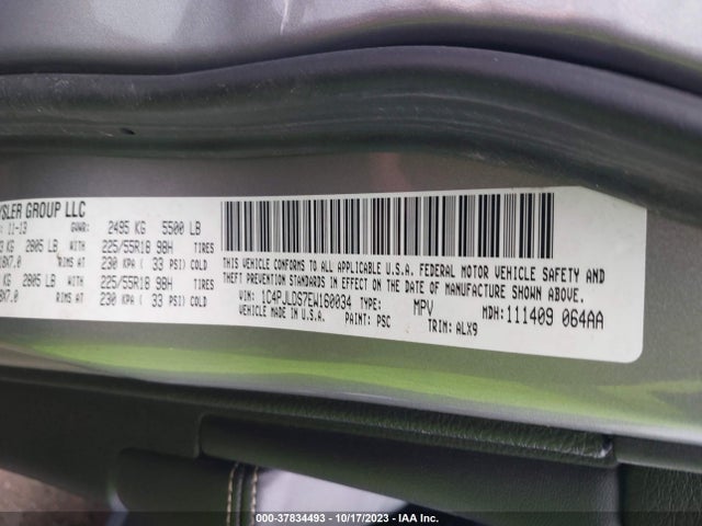 1C4PJLDS7EW160034 Jeep Cherokee Limited